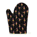 Dancing Ballet Pattern Print Single Oven Mitt