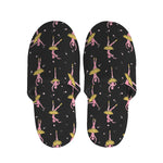 Dancing Ballet Pattern Print Slippers