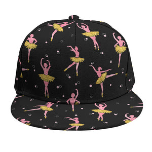 Dancing Ballet Pattern Print Snapback Cap