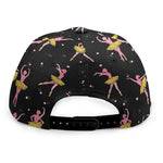 Dancing Ballet Pattern Print Snapback Cap