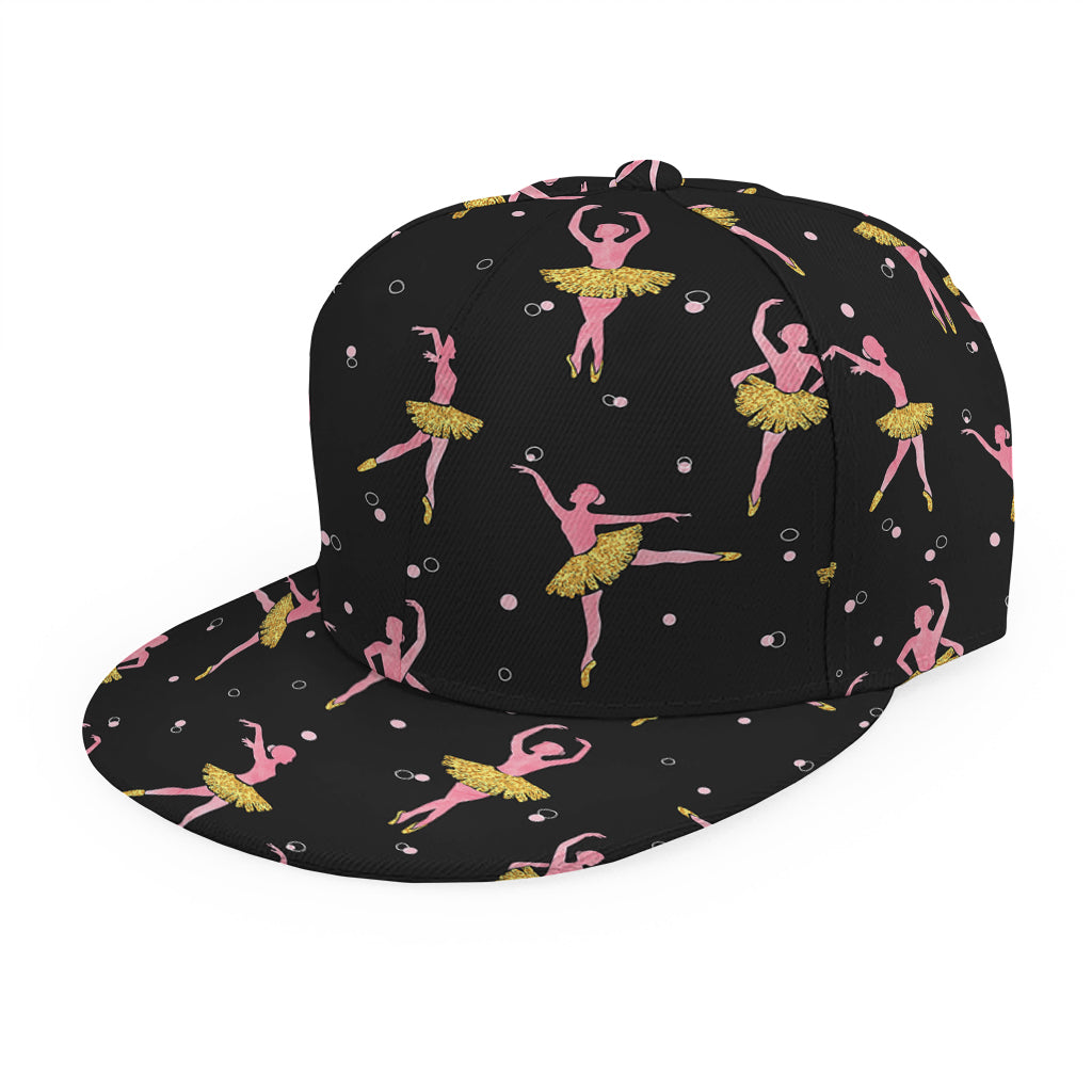 Dancing Ballet Pattern Print Snapback Cap