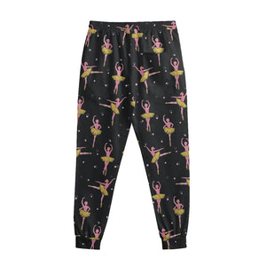 Dancing Ballet Pattern Print Sweatpants