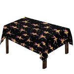 Dancing Ballet Pattern Print Tablecloth