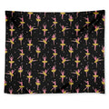 Dancing Ballet Pattern Print Tapestry