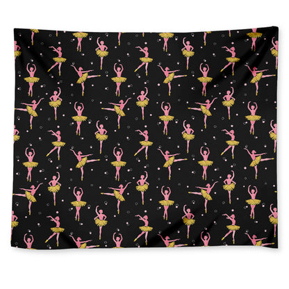 Dancing Ballet Pattern Print Tapestry