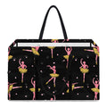 Dancing Ballet Pattern Print Utility Tote Bag
