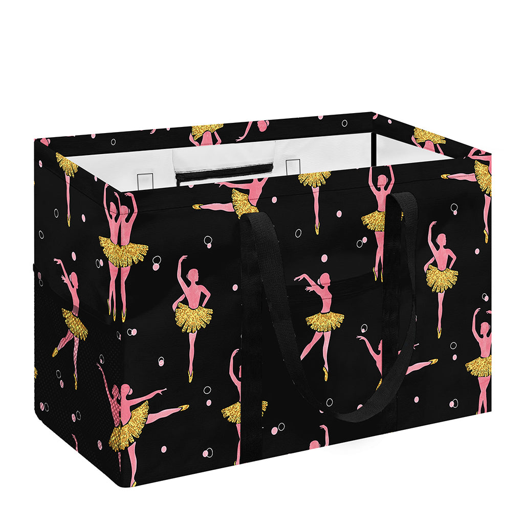Dancing Ballet Pattern Print Utility Tote Bag