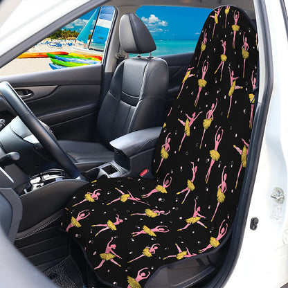Dancing Ballet Pattern Print Waterproof Car Seat Cover