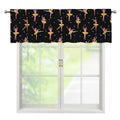 Dancing Ballet Pattern Print Window Valance