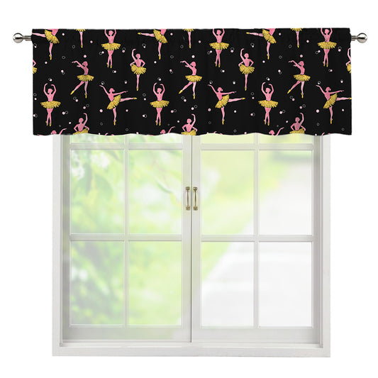 Dancing Ballet Pattern Print Window Valance