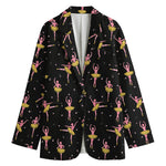 Dancing Ballet Pattern Print Women's Blazer