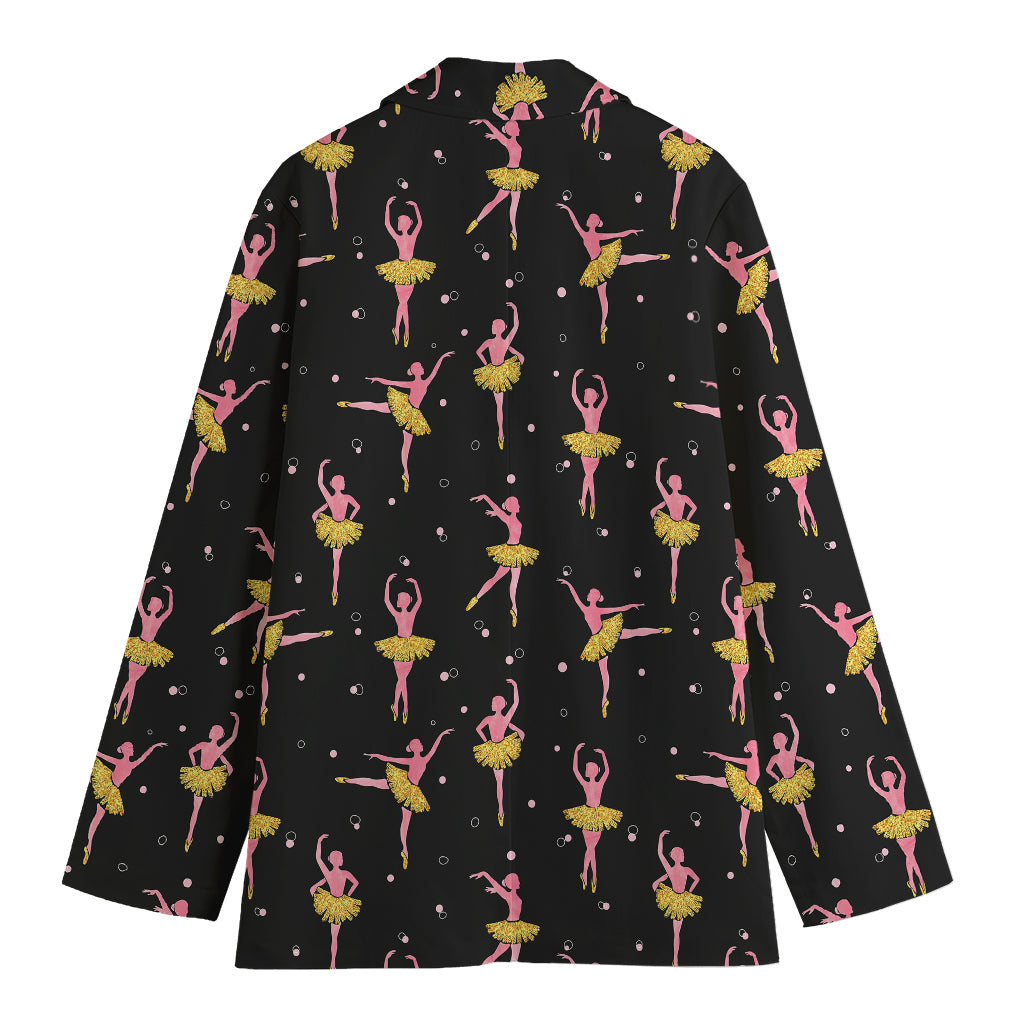 Dancing Ballet Pattern Print Women's Blazer