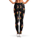 Dancing Ballet Pattern Print Women's Leggings