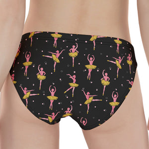 Dancing Ballet Pattern Print Women's Panties