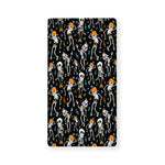 Dancing Skeleton Party Pattern Print Baby Crib Sheet