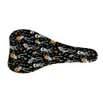 Dancing Skeleton Party Pattern Print Bicycle Seat Cover
