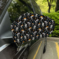 Dancing Skeleton Party Pattern Print Car Side Mirror Covers