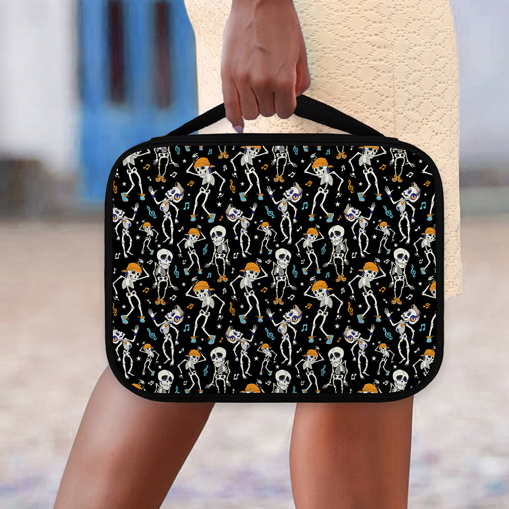 Dancing Skeleton Party Pattern Print Classic Bible Case