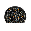Dancing Skeleton Party Pattern Print Coin Purse