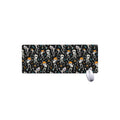 Dancing Skeleton Party Pattern Print Extended Mouse Pad