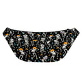 Dancing Skeleton Party Pattern Print Fanny Pack