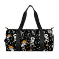 Dancing Skeleton Party Pattern Print Gym Bag
