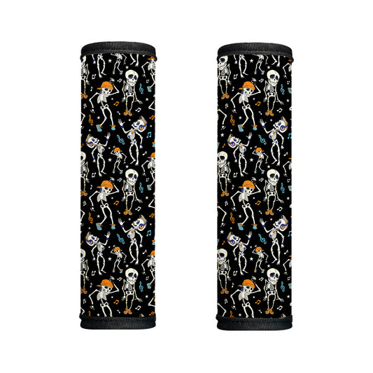Dancing Skeleton Party Pattern Print Handle Covers