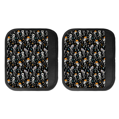 Dancing Skeleton Party Pattern Print Handle Covers
