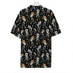 Dancing Skeleton Party Pattern Print Hawaiian Shirt