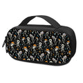 Dancing Skeleton Party Pattern Print Portable Cooler Travel Case