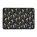 Dancing Skeleton Party Pattern Print Kitchen Mat