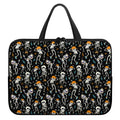 Dancing Skeleton Party Pattern Print Laptop Sleeve With Handle