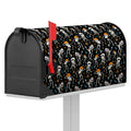 Dancing Skeleton Party Pattern Print Mailbox Cover