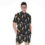 Dancing Skeleton Party Pattern Print Men's Rompers