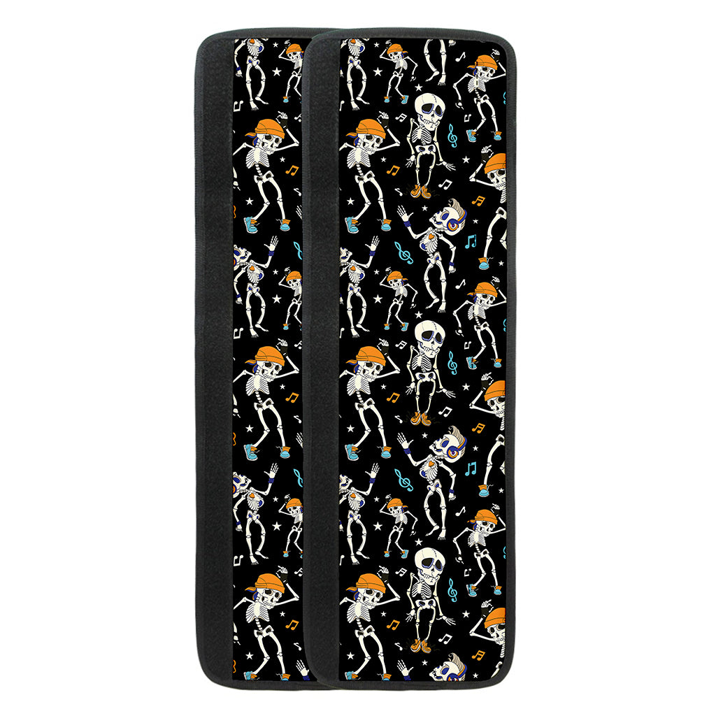Dancing Skeleton Party Pattern Print Refrigerator Handle Covers