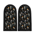 Dancing Skeleton Party Pattern Print Skillet Handle Cover