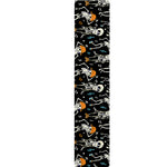 Dancing Skeleton Party Pattern Print Table Runner