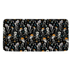 Dancing Skeleton Party Pattern Print Towel