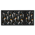 Dancing Skeleton Party Pattern Print Trifold Wallet