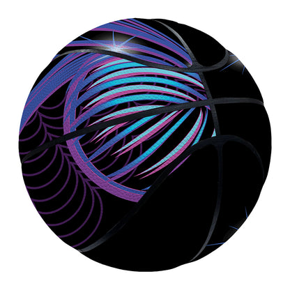 Dark Aquarius Zodiac Sign Print Basketball