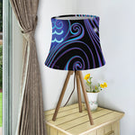 Dark Aquarius Zodiac Sign Print Bell Lamp Shade