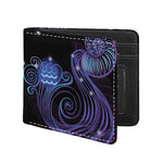 Dark Aquarius Zodiac Sign Print Bifold Wallet