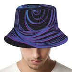 Dark Aquarius Zodiac Sign Print Bucket Hat