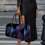Dark Aquarius Zodiac Sign Print Duffle Bag