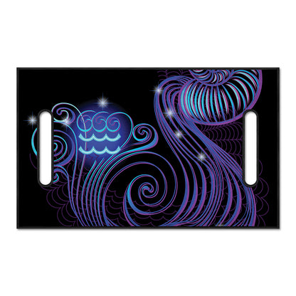 Dark Aquarius Zodiac Sign Print Golf Cart Seat Cover