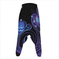 Dark Aquarius Zodiac Sign Print Hammer Pants