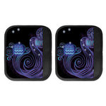 Dark Aquarius Zodiac Sign Print Handle Covers