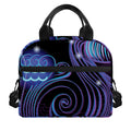 Dark Aquarius Zodiac Sign Print Insulated Lunch Bag