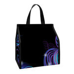 Dark Aquarius Zodiac Sign Print Insulated Lunch Tote