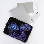Dark Aquarius Zodiac Sign Print Laptop Sleeve